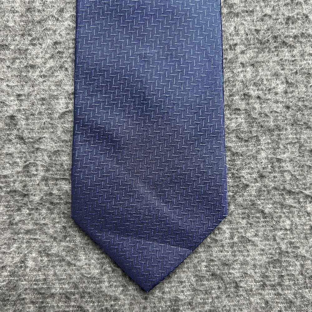 Vilebrequin 100% Silk Neck Tie Mens Blue Italy